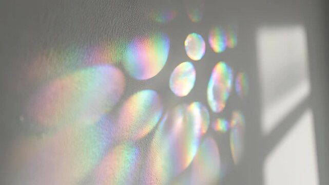 A window with a lot of light coming through it, illuminated by a rainbow shining bright, capturing the essence of hope and positivity, conveying a sense of optimism and new beginnings.