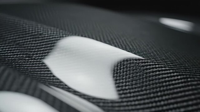 Carbon Fiber Strength Everyday Objects Converge in an Urban Landscape, Combining Themes of Technological Innovation, Modern Living, and the Intersection of Physical and Digital Worlds.
