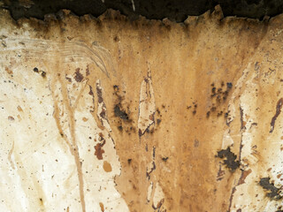 Oxidized metal background