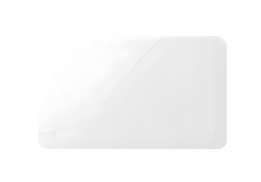 “Blank White Plastic Card Mockup Isolated on Transparent Background PNG – Credit, Gift, ID & Business Card Template”