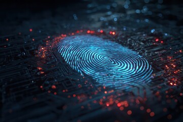 Glowing Digital Fingerprint for Secure Access Authentication