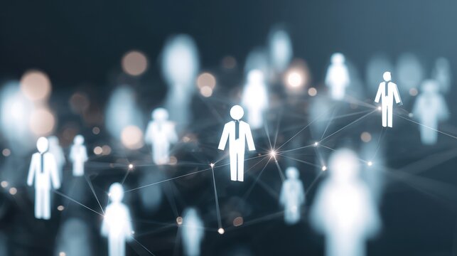 Recruitment and Staff Management Global Network Visualization