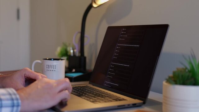 Middle-Aged Man Taking Employee Assistance Plan Web Application Assessment - Emplorer Covered Health Insurance EAP Quiz Concept