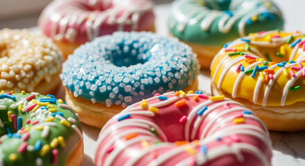 donuts with icing sugar