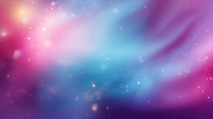 Obraz premium ethereal glowing mist in vibrant colors, smooth silky gradients, floating sparkles, dreamy luminous ambiance, hyperrealistic texture, minimalistic