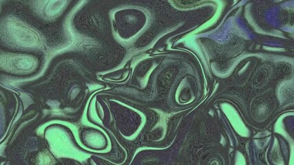 Abstract faded green smooth video background with smooth light waves and glowing lines. Dynamic movement, glitch, ideal for video edit, intro