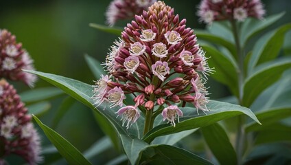 Orangerie, tropical flowers close-up