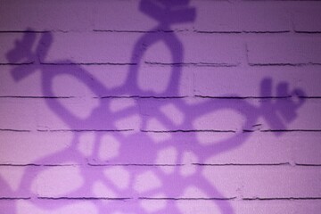 Background artistic with shadow of big snowflake decor and festive background	