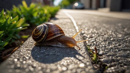 Snails on the road
