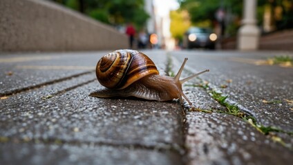 Snails on the road
