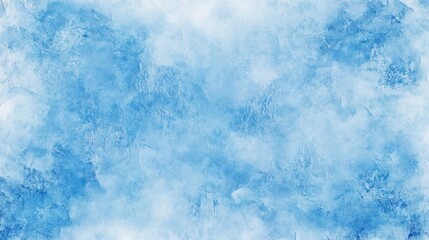 Obraz premium Abstract cold blue white ice paint background texture