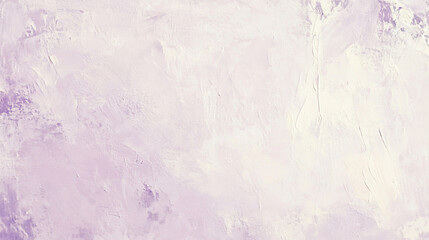 Pale creamy light purple white paint art texture background