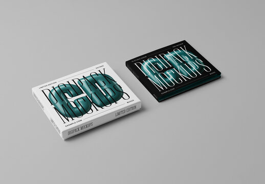 Two Digipack PSD Mockups