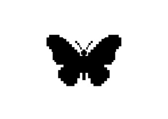 Cute cartoon butterfly character illustration with pastel colors and happy face
