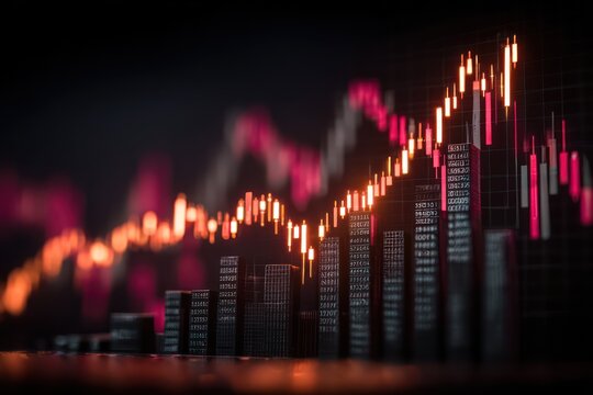 Financial Growth Graph: Stock Market Investment Analytics