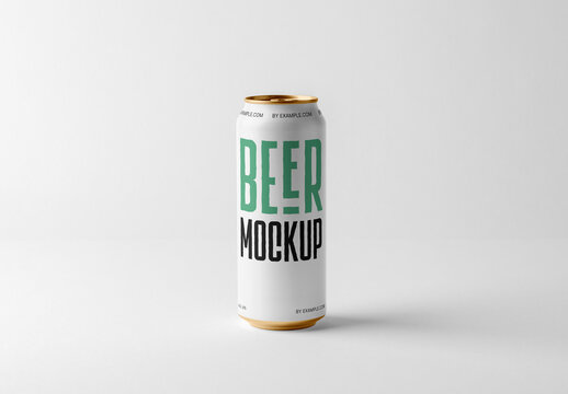Beer Can Mockup