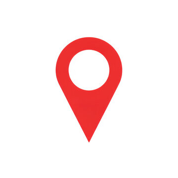 red map pointer PNG