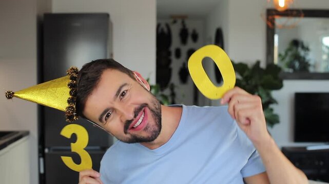 Man turning 30 years old