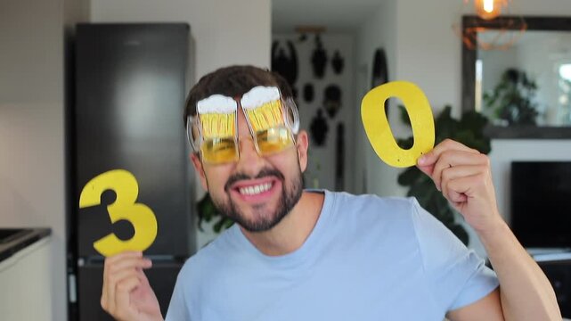 Man turning 30 years old