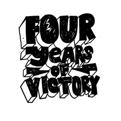 Celebrating four years of victory with bold and artistic expression
