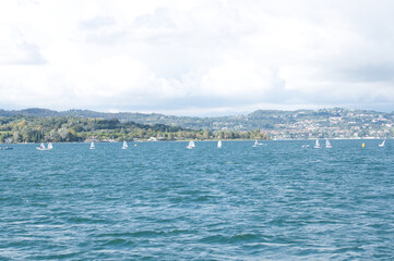 boats on lake garda