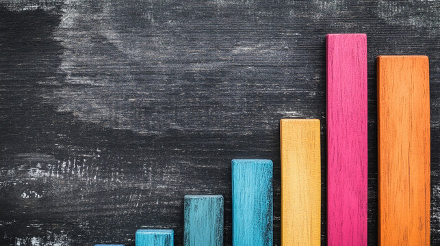 A clean bar graph rising steadily to represent strong revenue growth, with glowing bars and a modern analytical atmosphere conveying progress, performance, and financial success.