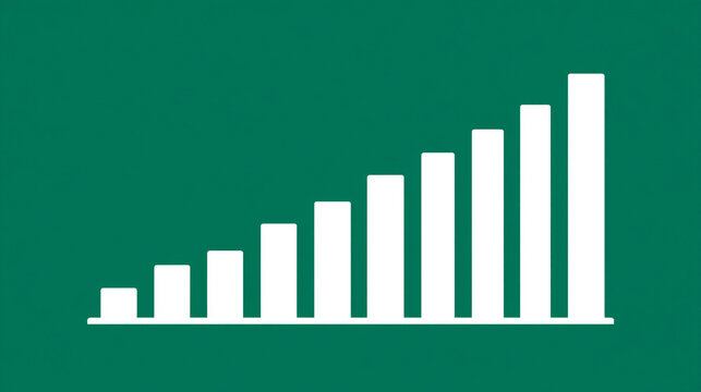 A clean bar graph rising steadily to represent strong revenue growth, with glowing bars and a modern analytical atmosphere conveying progress, performance, and financial success.