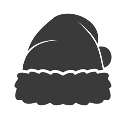 Fluffy Christmas Santa Claus hat