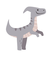Cute charming prehistoric dinosaur character