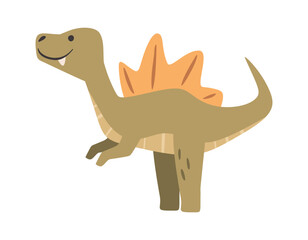 Cute little spinosaurus wild character