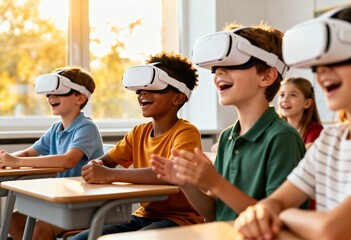 Interactive Learning with VR Headsets - K-12 education innovation