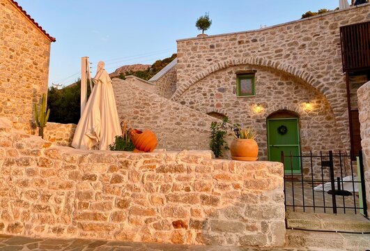 village in Neo Oitylo in Greece