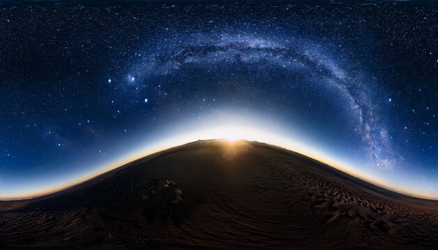 Space Sperical Hdri 360 Panorama Skybox Stars Background