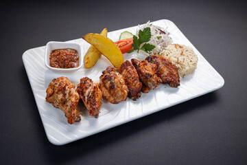 Uzbek national food and europian cusine