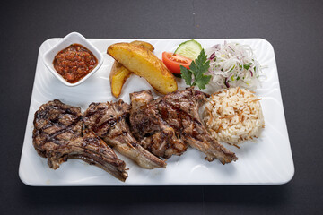 Uzbek national food and europian cusine