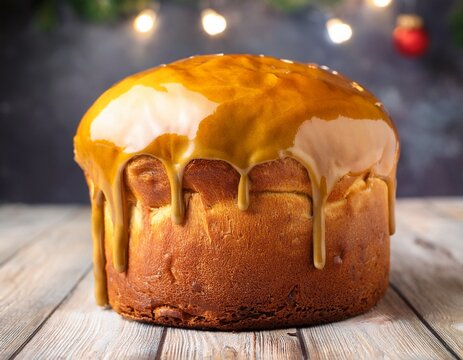 golden brioche loaf with shiny glaze perfect for breakfast or bakery promotions