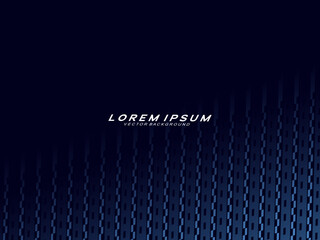 Dark blue abstract background with carbon fiber grid and gradient blue glowing lines.
