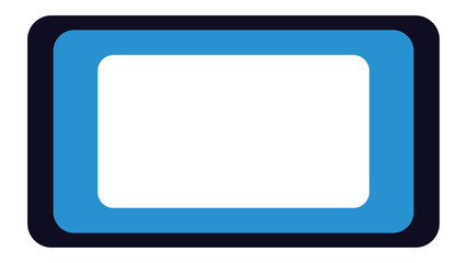 Fototapeta premium Minimal Rectangle Grid Template, Blue Frame Layout, Clean Modern Background Design