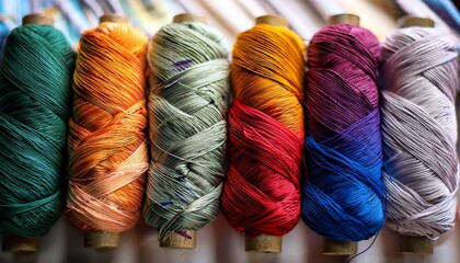 Threads Of Various Colors Weaving Into A Harmonious Fabric Symbolizing Diversity