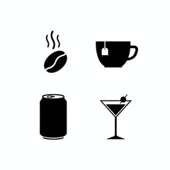 Academic Icons Graduation Cap, Open Book, Diploma Scroll, and Bell for Education and Learning