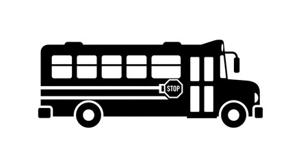 Iconic School Bus Illustration Transportation, Education, and Safety Symbol