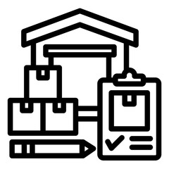 Inventory Management Icon