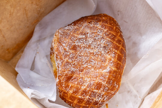 A malasada is a Portugese doughnut without a hole. Leonard's Malasada Mobile. Food truck. Windward Mall, Kāne&lsquo;ohe, Honolulu, Oahu, Hawaii. Leonard's Bakery. Cuisine of Hawaii.

