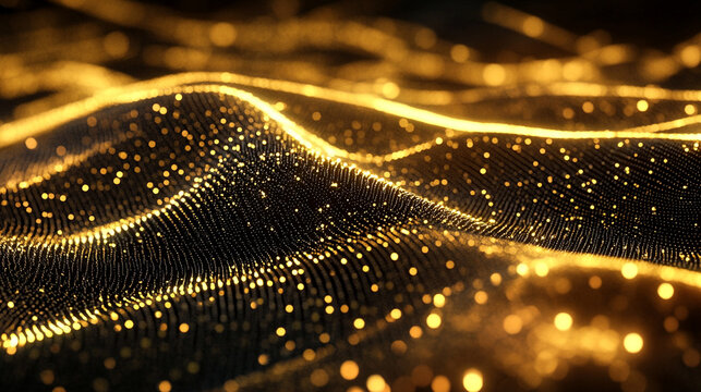 Bright emitting light waves radiate energy in dynamic patterns creating a futuristic abstract visualization of motion energy flow and luminous digital design in vibrant glowing colors