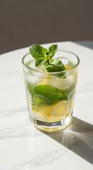 Refreshing mojito cocktail recipe with mint and lemon for summer drink and beverage ideas