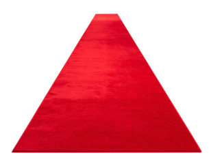 Elegant red carpet pathway invites VIPs to exclusive event, creating an atmosphere of luxury and success.