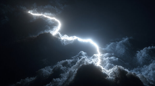 Cloud upload progress visualized as a glowing path of light, representing data transfer, digital connectivity, technology, and seamless cloud-based workflow.