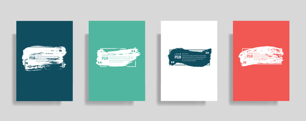 Vibrant quote templates with brushstroke backgrounds offer dynamic design options for social media and marketing campaigns, bringing a modern edge