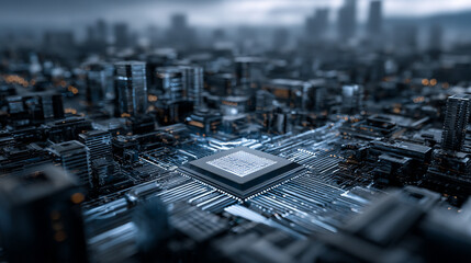 Realistic everyday tech background concept featuring digital devices, subtle lighting, and modern interfaces, evoking innovation, connectivity, and practical technology use.