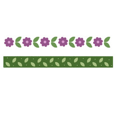 vector illustration of a bunch of flowers for stiker or decoration